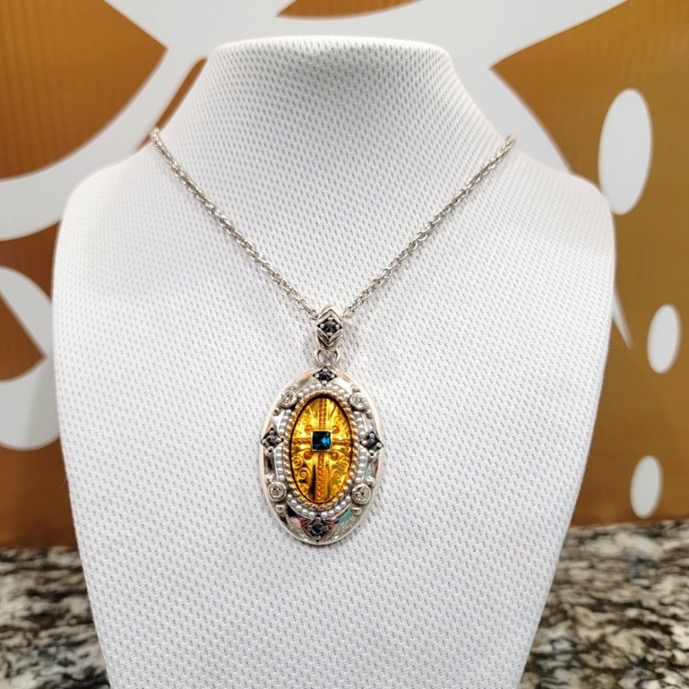 Brighton Retired Devotion Long, Pendent Necklace … - image 1